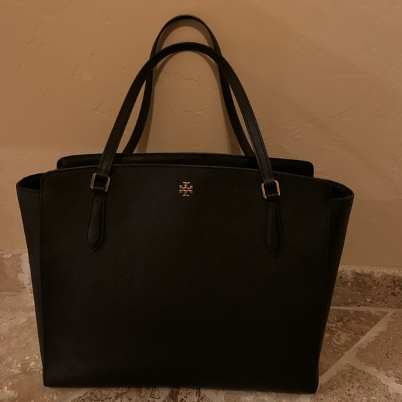 Large Tory Burch Emerson Top Zip Tote - Picture 1 of 12
